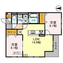 (仮称)Ｄ-ｒｏｏｍ堺区向陵西町の物件間取画像